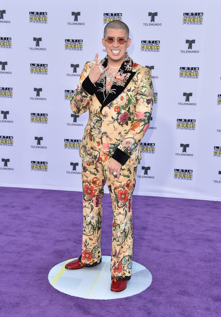 Bad Bunny at the Dolby Theatre for the Latin American Music Awards in Hollywood, CA on October 26, 2...