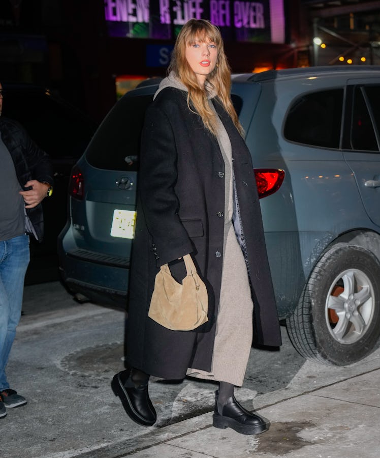 Taylor Swift wore boots named Robin while in New York City. 
