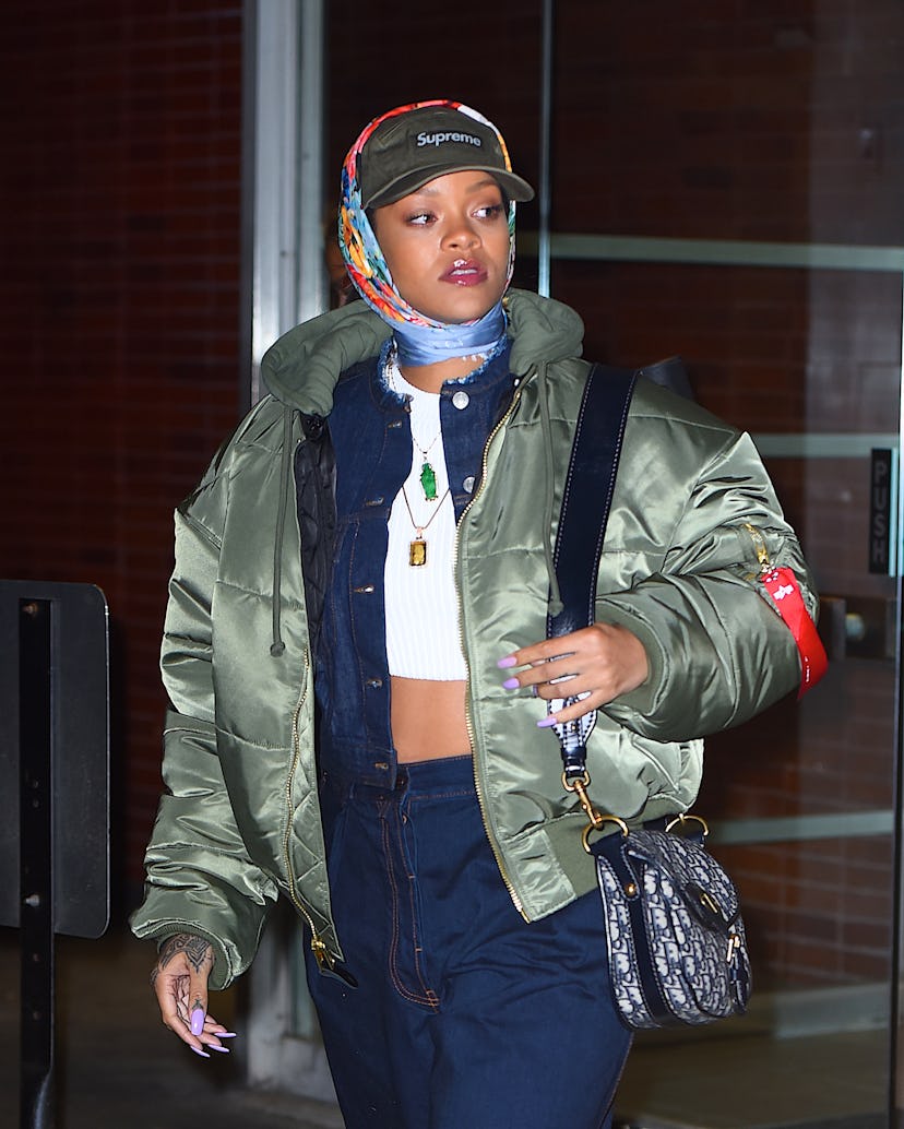 NEW YORK, NY - MARCH 23:  Rihanna seen out in Manhattan on  March 23, 2017 in New York City.  (Photo...