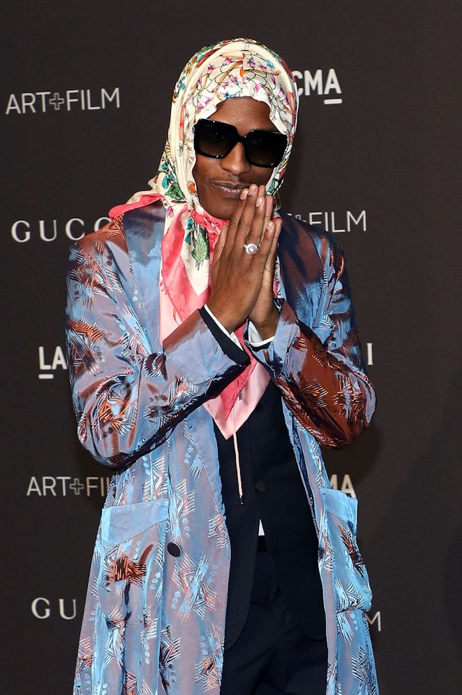 LOS ANGELES, CA - NOVEMBER 03:  A$AP Rocky attends the 2018 LACMA Art+Film Gala at LACMA on November...
