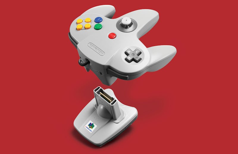 A Nintendo 64 controller and Transfer Pak, taken on May 24, 2019. (Photo by Phil Barker/Future Publi...