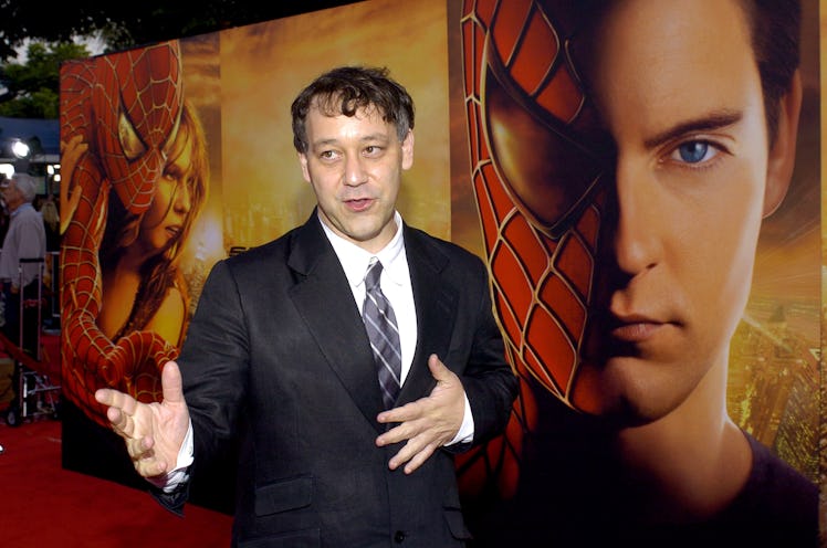 Sam Raimi, director during "Spider-Man 2" Los Angeles Premiere - Red Carpet at Mann Village Theatre ...