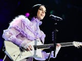 LOS ANGELES, CALIFORNIA - JANUARY 28: St. Vincent performs onstage during the 62nd Annual GRAMMY Awa...