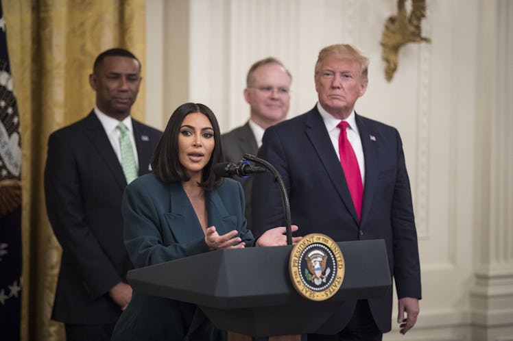 Reality star and activist Kim Kardashian West speaks about a second chance hiring and re-entry initi...