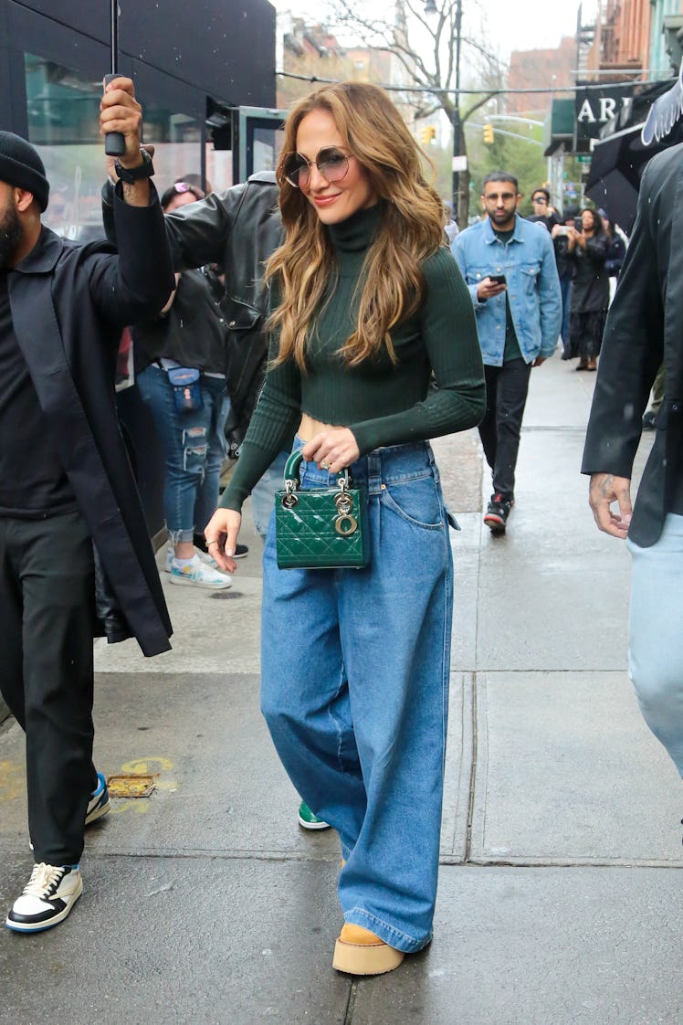 Jennifer Lopez is seen on April 14, 2024 in New York City.