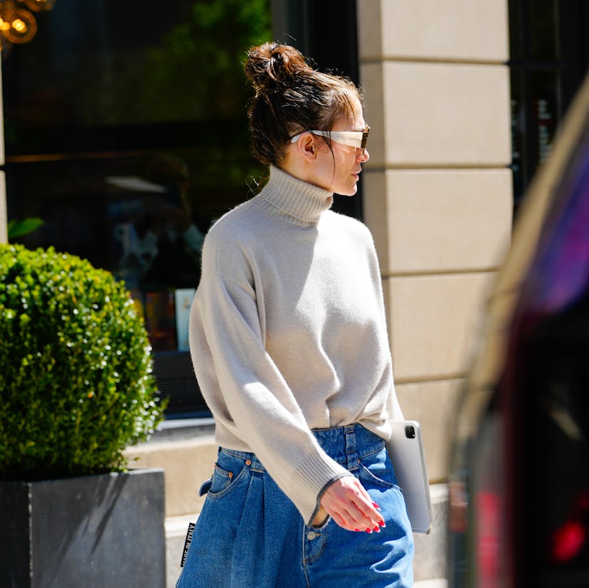Jennifer Lopez is seen on April 25, 2024 in New York City.