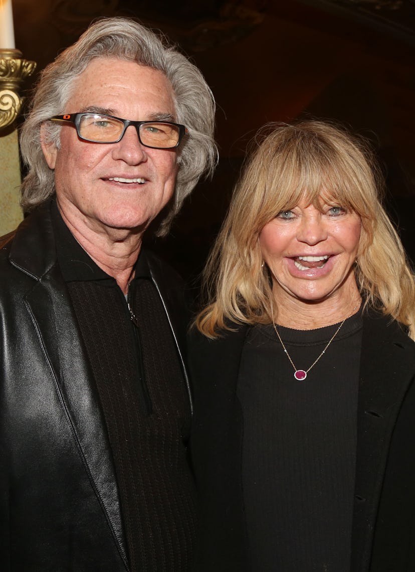 Kurt Russell and Goldie Hawn in 2023. Photo via Getty Images