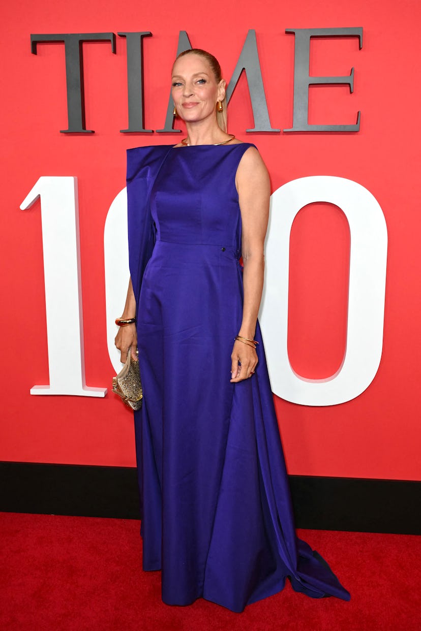 Uma Thurman at the Time100 Most Influential People Gala