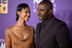 Idris Elba wished wife Sabrina Dhowre Elba a happy anniversary with a comical video.