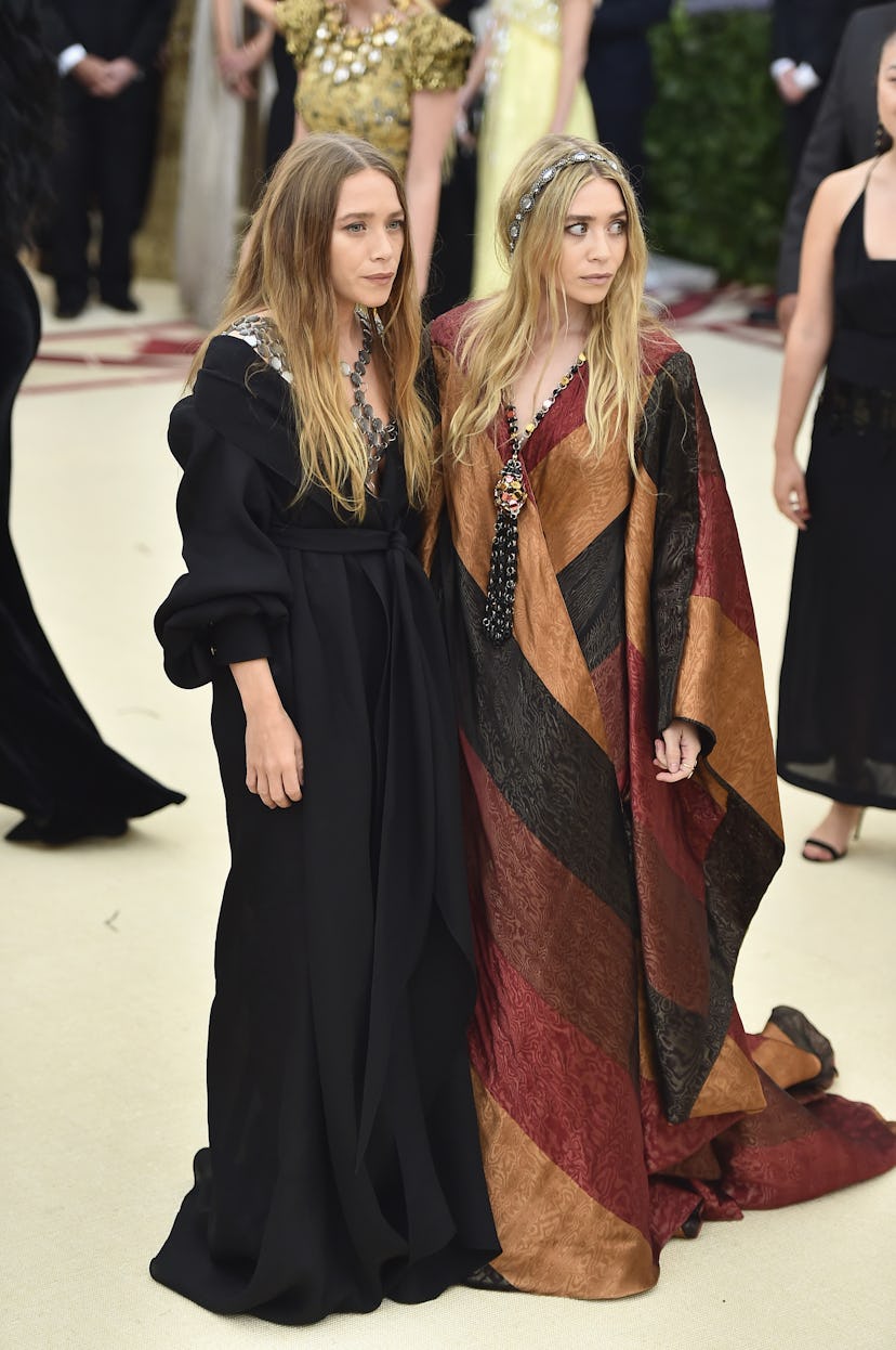 NEW YORK, NY - MAY 07:  Designers Mary-Kate Olsen and Ashley Olsen attends the Heavenly Bodies: Fash...