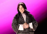 Billie Eilish performs onstage at the 96th Annual Oscars held at Dolby Theatre on March 10, 2024 in ...