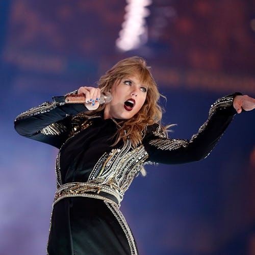 PERTH, AUSTRALIA - OCTOBER 19:  Taylor Swift performs at Optus Stadium on October 19, 2018 in Perth,...