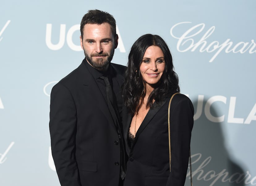 Courteney Cox and Johnny McDaid once broke up early on in their relationship. 