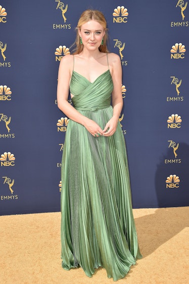 Dakota Fanning attends the 70th Emmy Awards