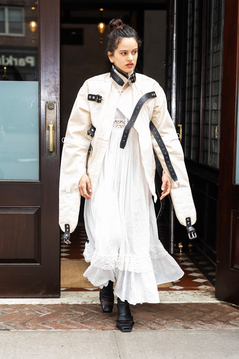 Rosalia is seen in Tribeca on April 30, 2024 in New York City.