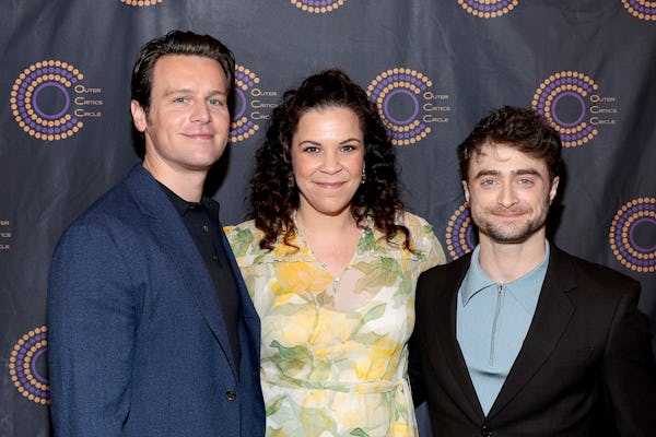 The 'Merrily' cast is lead by Jonathan Groff, Lindsay Mendez and Daniel Radcliffe.
