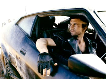 American actor Mel Gibson on the set of Mad Max 2: The Road Warrior written and directed by George M...