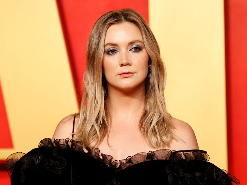 US actress Billie Lourd attends the Vanity Fair Oscars Party at the Wallis Annenberg Center for the ...