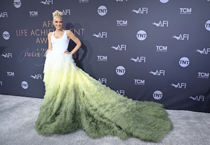 HOLLYWOOD, CALIFORNIA - JUNE 09: Gwen Stefani attends the 48th AFI Life Achievement Award Gala Tribu...