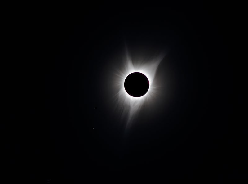 This is a 7-image composite of the August 21, 2017 total eclipse of the sun as seen from central Ore...