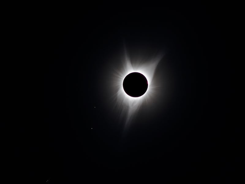 This is a 7-image composite of the August 21, 2017 total eclipse of the sun as seen from central Ore...