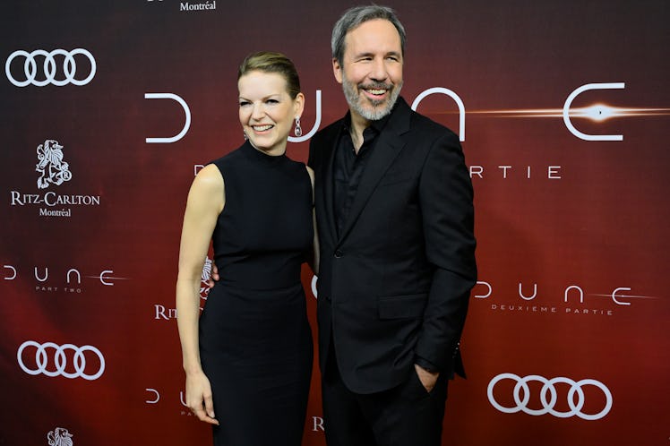 MONTREAL, QUEBEC - FEBRUARY 28: Tanya Lapointe and Denis Villeneuve attend the Canadian fan event fo...