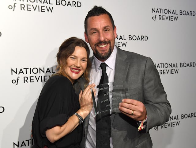 Drew Barrymore and Adam Sandler attend The National Board of Review Annual Awards Gala. They've been...