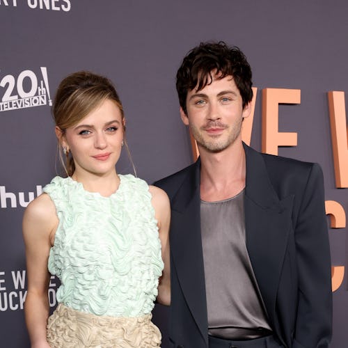 Joey King and Logan Lerman say that being child actors "trauma bonded" them (at the premiere of Hulu...