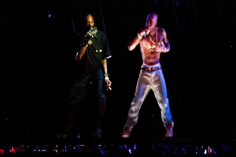 INDIO, CAAPRIL 22, 2012Snoop Dogg perfroms with an image of Tupac near the end of the Snoop Dogg...