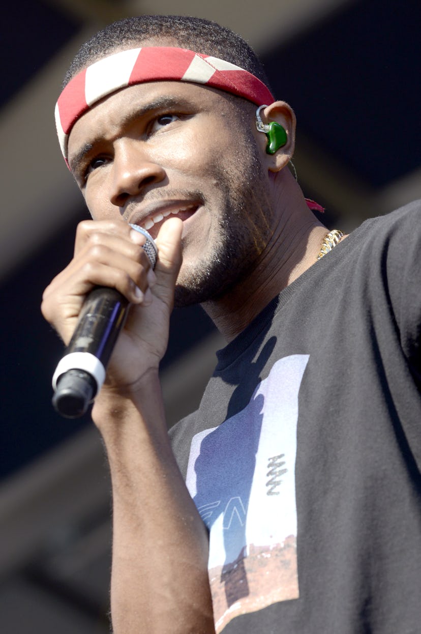 NEW ORLEANS, LA - MAY 4: Frank Ocean performs as part of the 2013 New Orleans Jazz & Heritage Festiv...