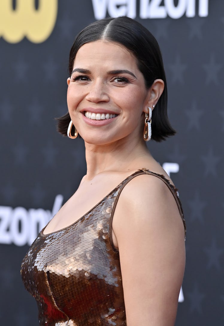 SANTA MONICA, CALIFORNIA - JANUARY 14: America Ferrera attends the 29th Annual Critics Choice Awards...