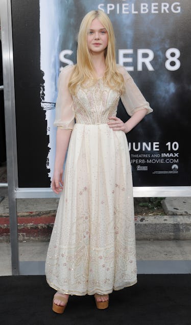 Elle Fanning arrives to the Los Angeles Premiere of "Super 8" 