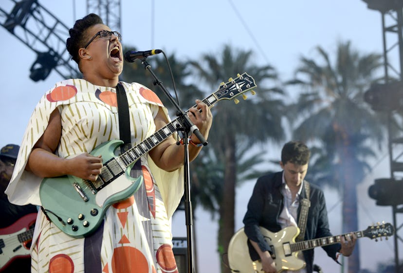 INDIO, CA - APRIL 10:  Brittany Howard of Alabama Shakes performs during the 2015 Coachella Valley M...