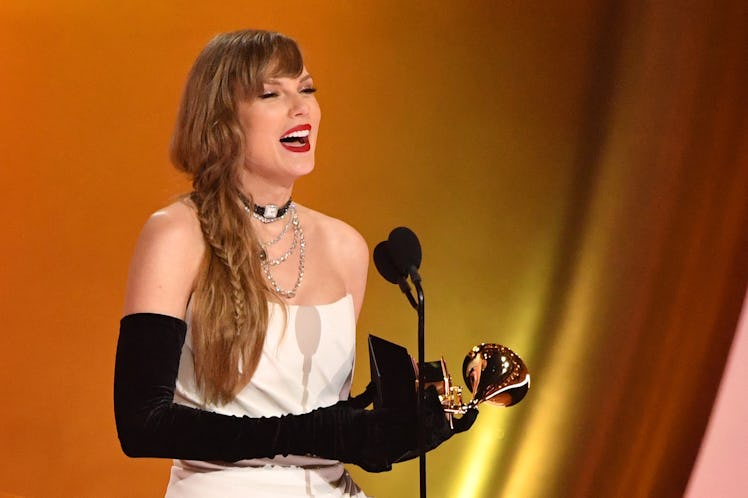 Taylor Swift first announced 'The Tortured Pets Department' at the Grammys in February. 