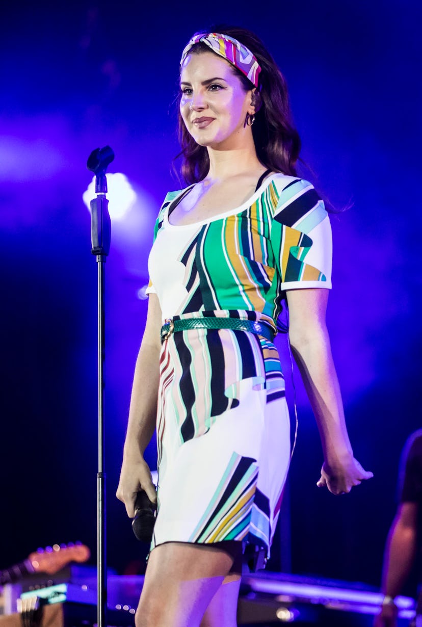 Lana Del Rey performs during BBC Radio 1's Big Weekend at Burton Constable Hall, Burton Constable, S...