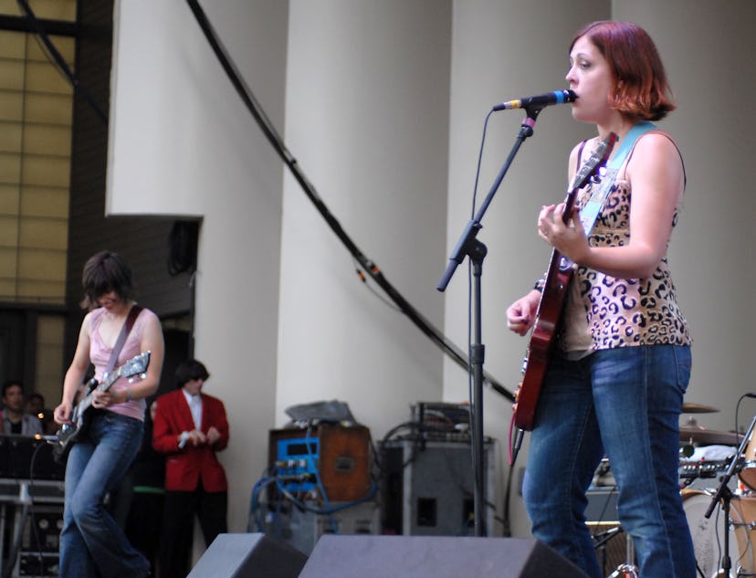 Carrie Brownstein and Corin Tucker of Sleater-Kinney (Photo by KMazur/WireImage)