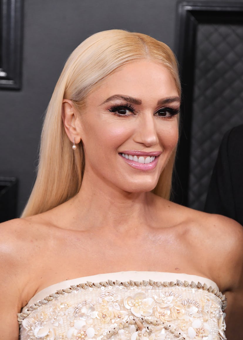 LOS ANGELES, CALIFORNIA - JANUARY 26: Gwen Stefani attends the 62nd Annual GRAMMY Awards at Staples ...