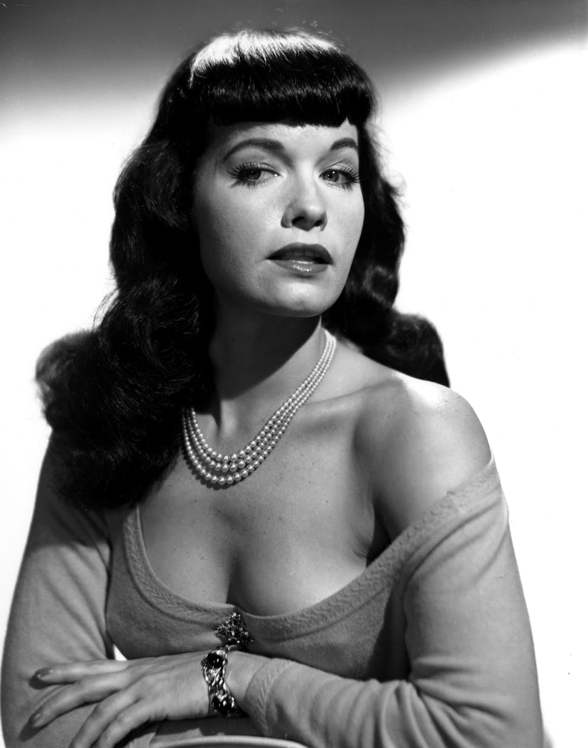 Bettie Page bangs
