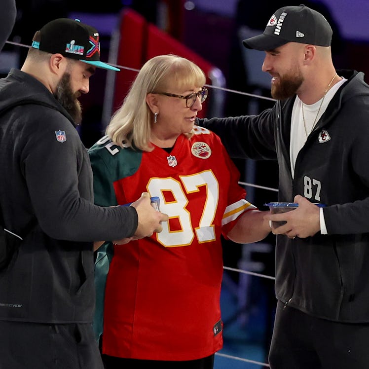 Donna Kelce rarely spends Mother's Day with her sons.