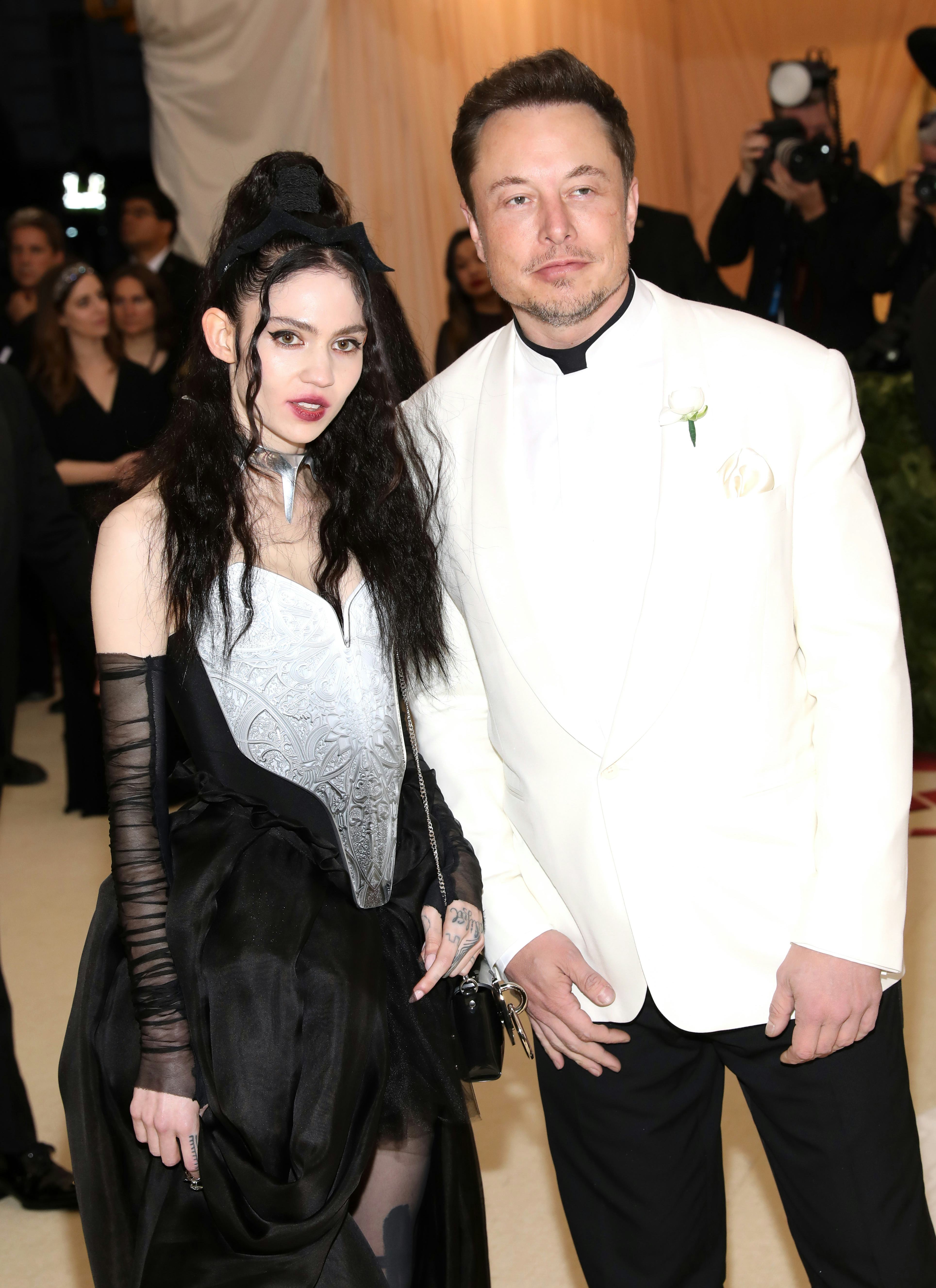 Grimes and Elon Musk