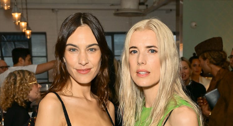 Alexa Chung and Agyness Deyn attend Bistrotheque's 20th Birthday celebration dinner in partnership w...
