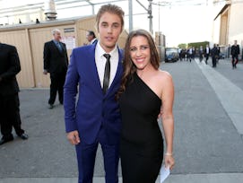 Justin Bieber's mom can't wait to be a grandma.