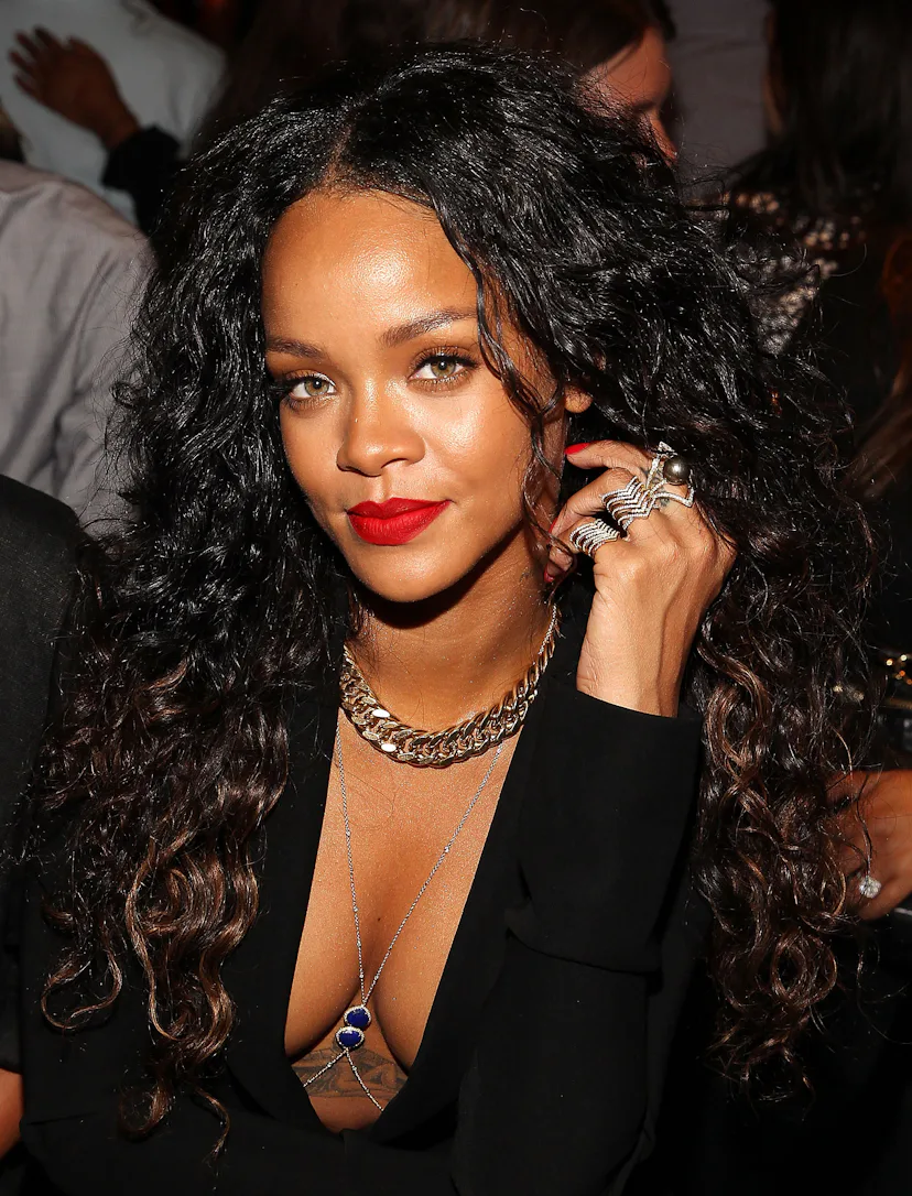 Rihanna's Nails Are Always Done In A Cool Design Or Trendy Color Rihanna's Nails Are Always Done In A Cool Design Or Trendy Color