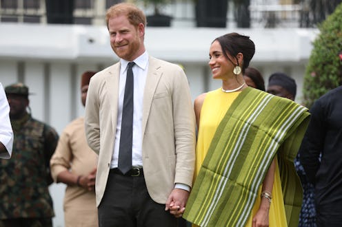 Meghan Markle wore a yellow Carolina Herrera dress with a special connection to her kids, Archie and...