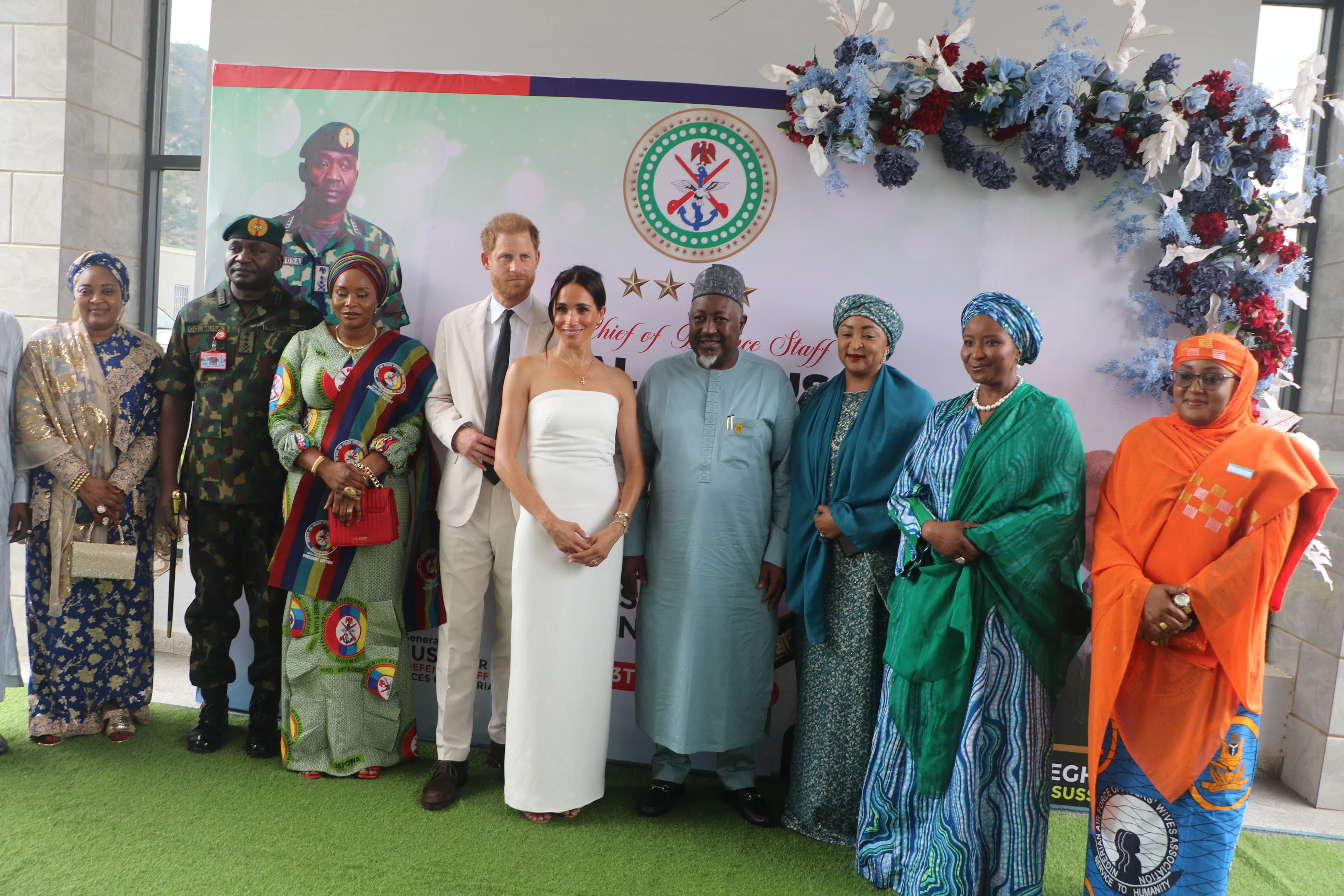 Everything Meghan Markle Wore In Nigeria: From Princess Diana Nods to  Reworn Dresses