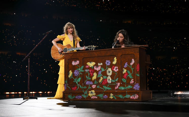 Taylor Swift and Gracie Abrams performed together during Swift's 'Eras Tour' in 2023.