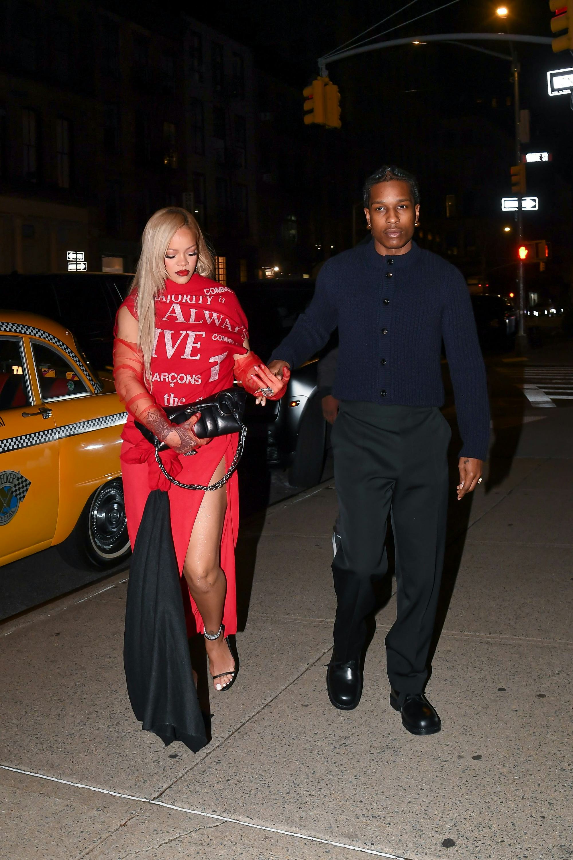 Rihanna and ASAP Rocky are seen out on Mother&rsquo;s Day taking a New York City