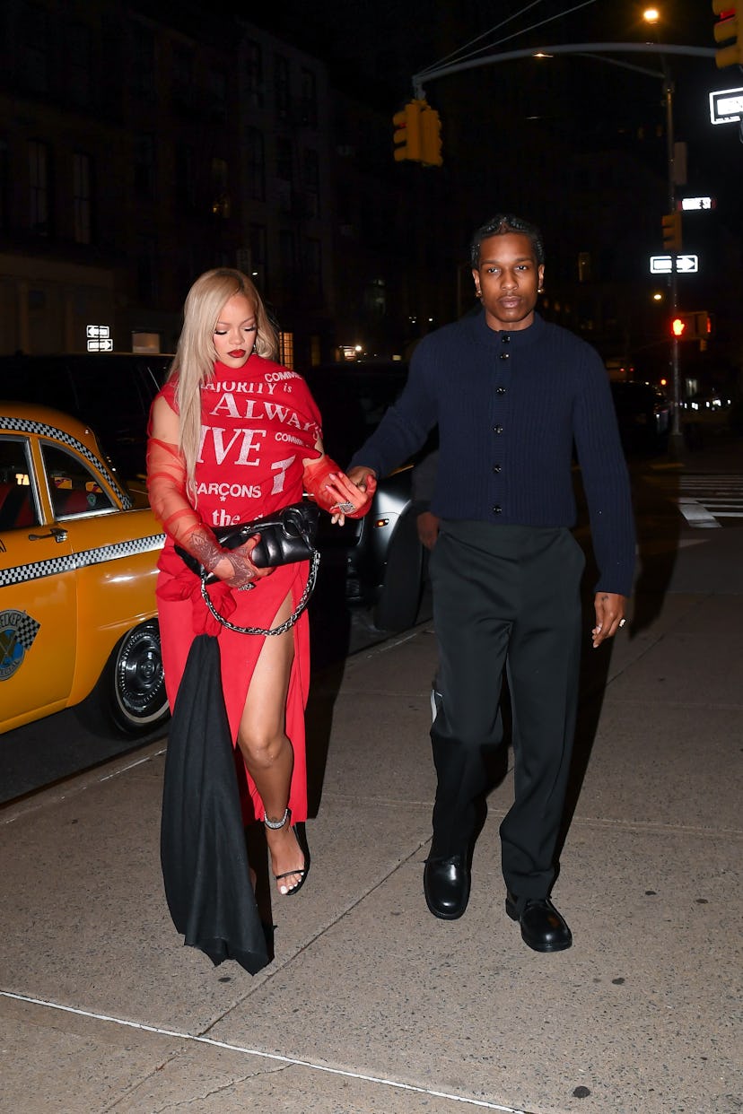 Rihanna and ASAP Rocky are seen out on Mother’s Day taking a New York City