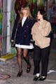 NEW YORK, NEW YORK - NOVEMBER 13: Taylor Swift and Gracie Abrams are seen in the Lower East Side on ...