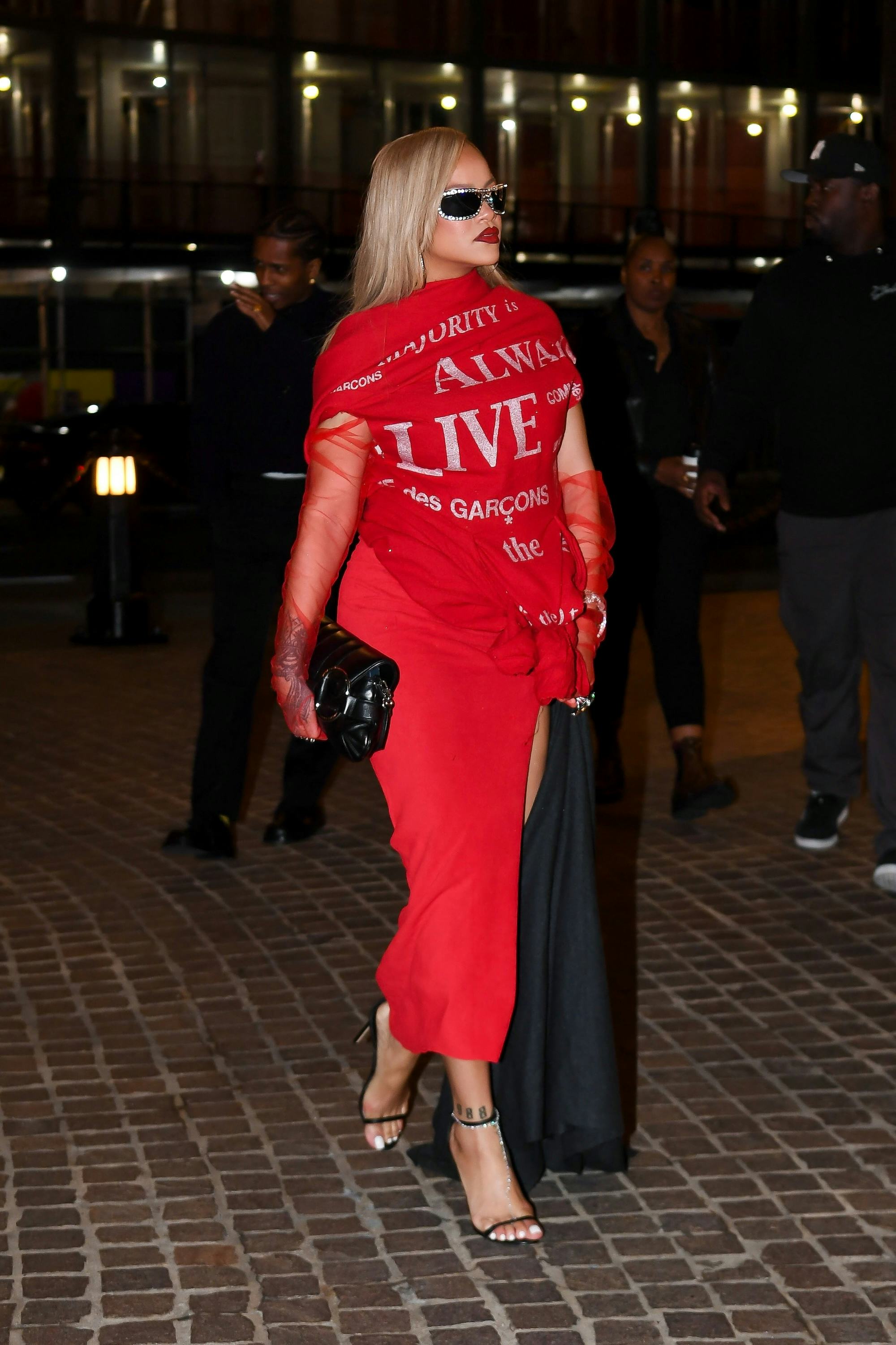 NEW YORK, NEW YORK - MAY 12: Rihanna and ASAP Rocky seen out after Movie date night in Tribeca on Mo&hellip;